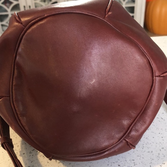 Vintage Cartier Leather draw string shoulder purse - Picture 3 of 16